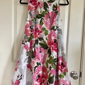 Vince Camuto Floral Sleeveless Dress with Pockets